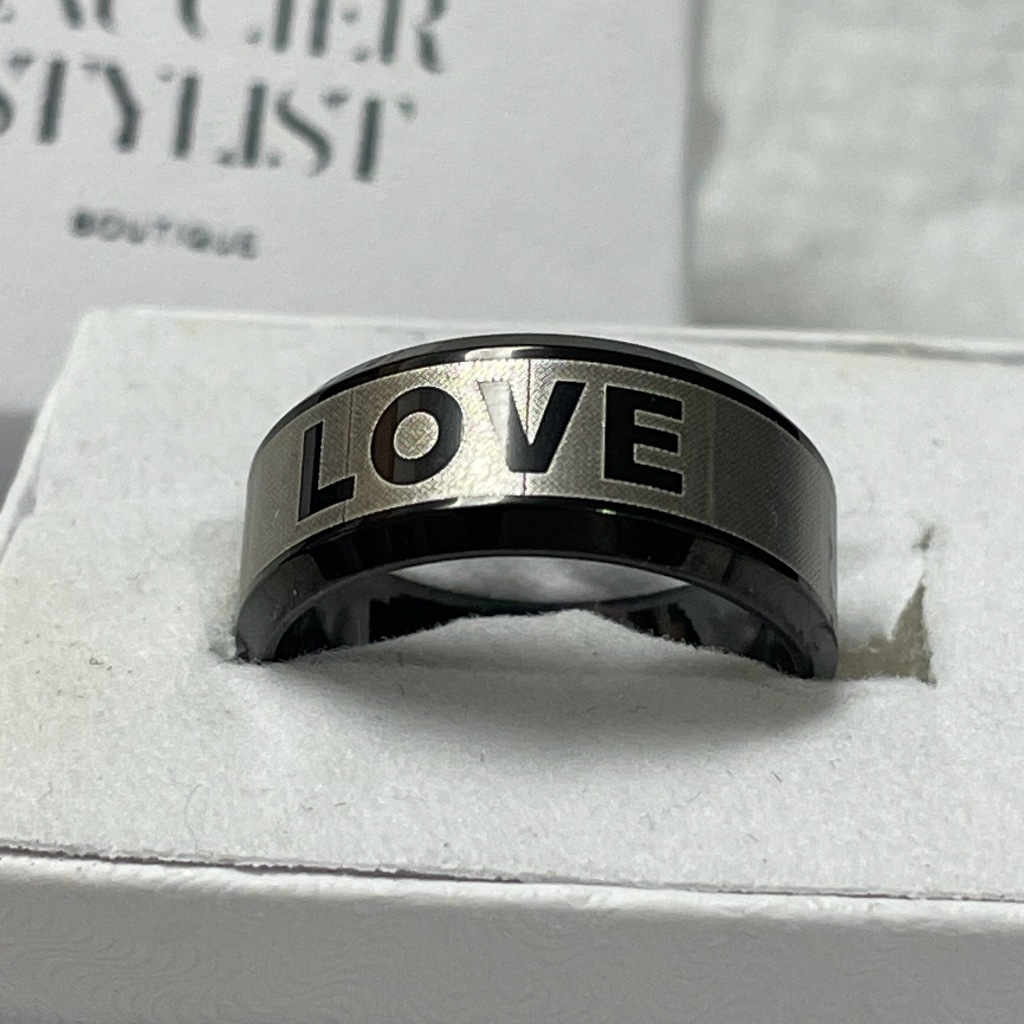 Love Stainless Steel Ring